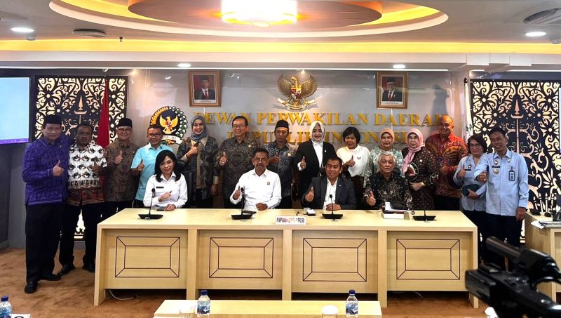 Rapat Dengar Pendapat dengan DPD RI tentang Pembahasan RUU Desain Industri